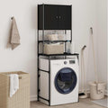 Vidaxx washing machine cabinet 68x48.5x194 cm black