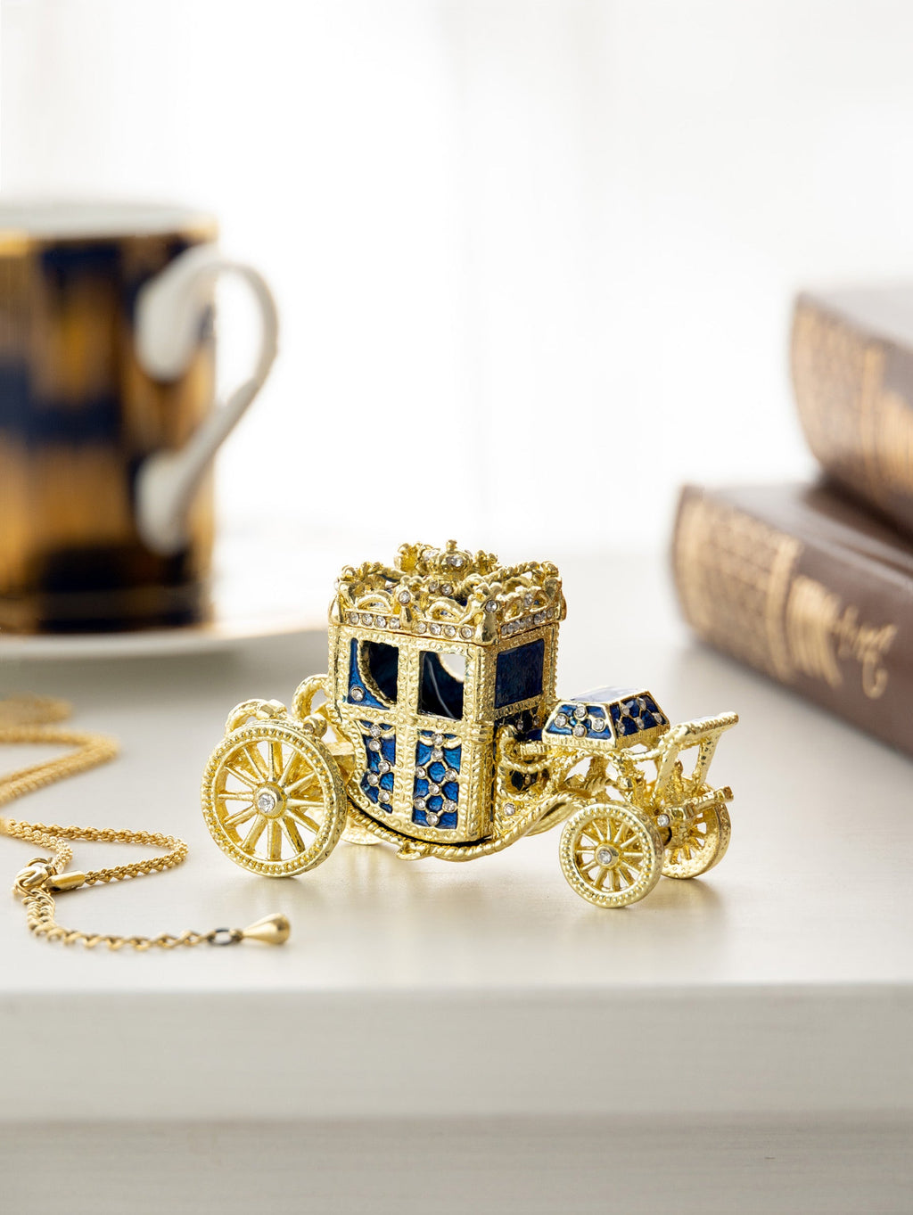 Gold & Blue Carriage