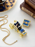 Gold & Blue Carriage