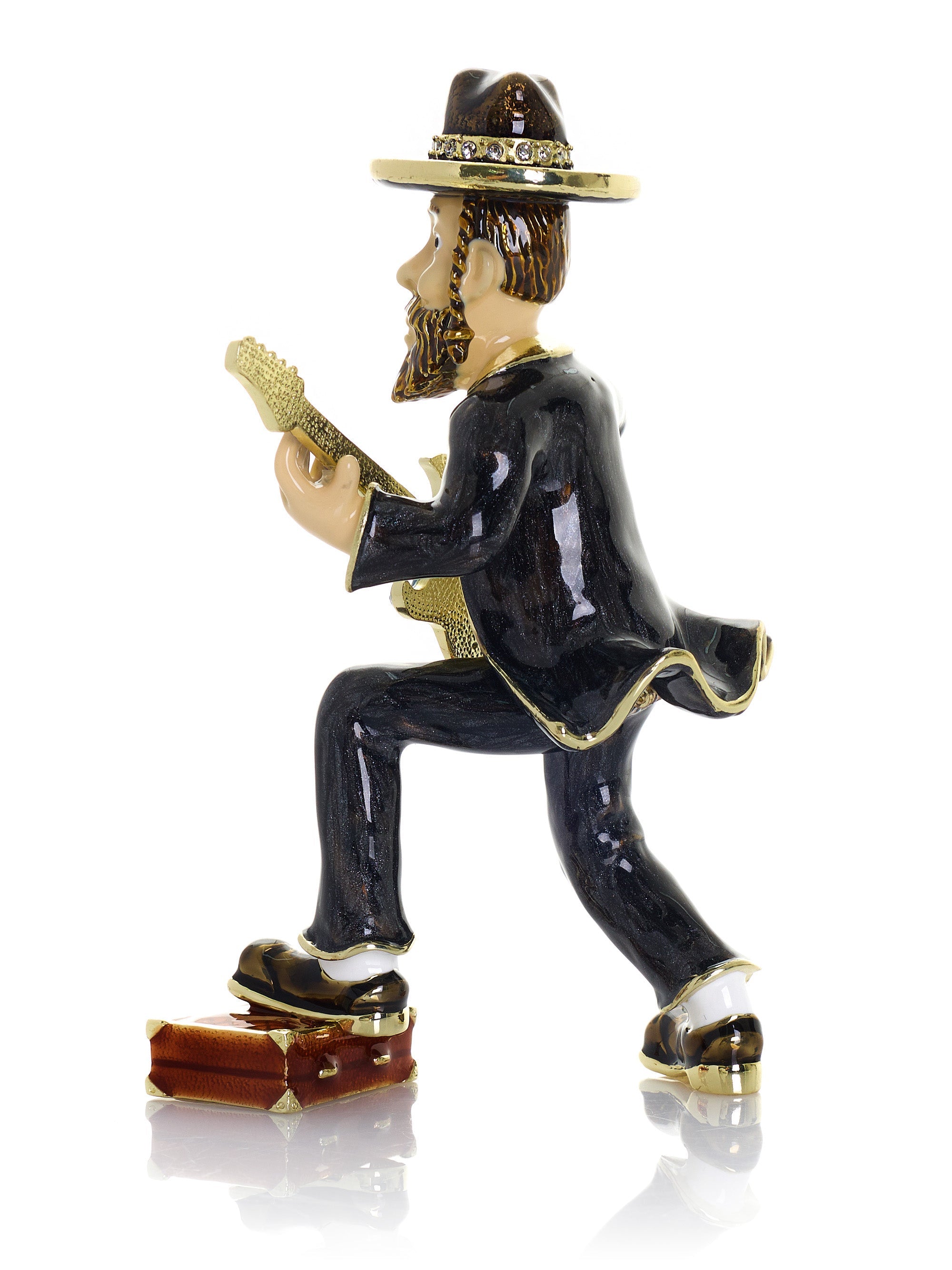 Guitar Music Player Trinket Box
