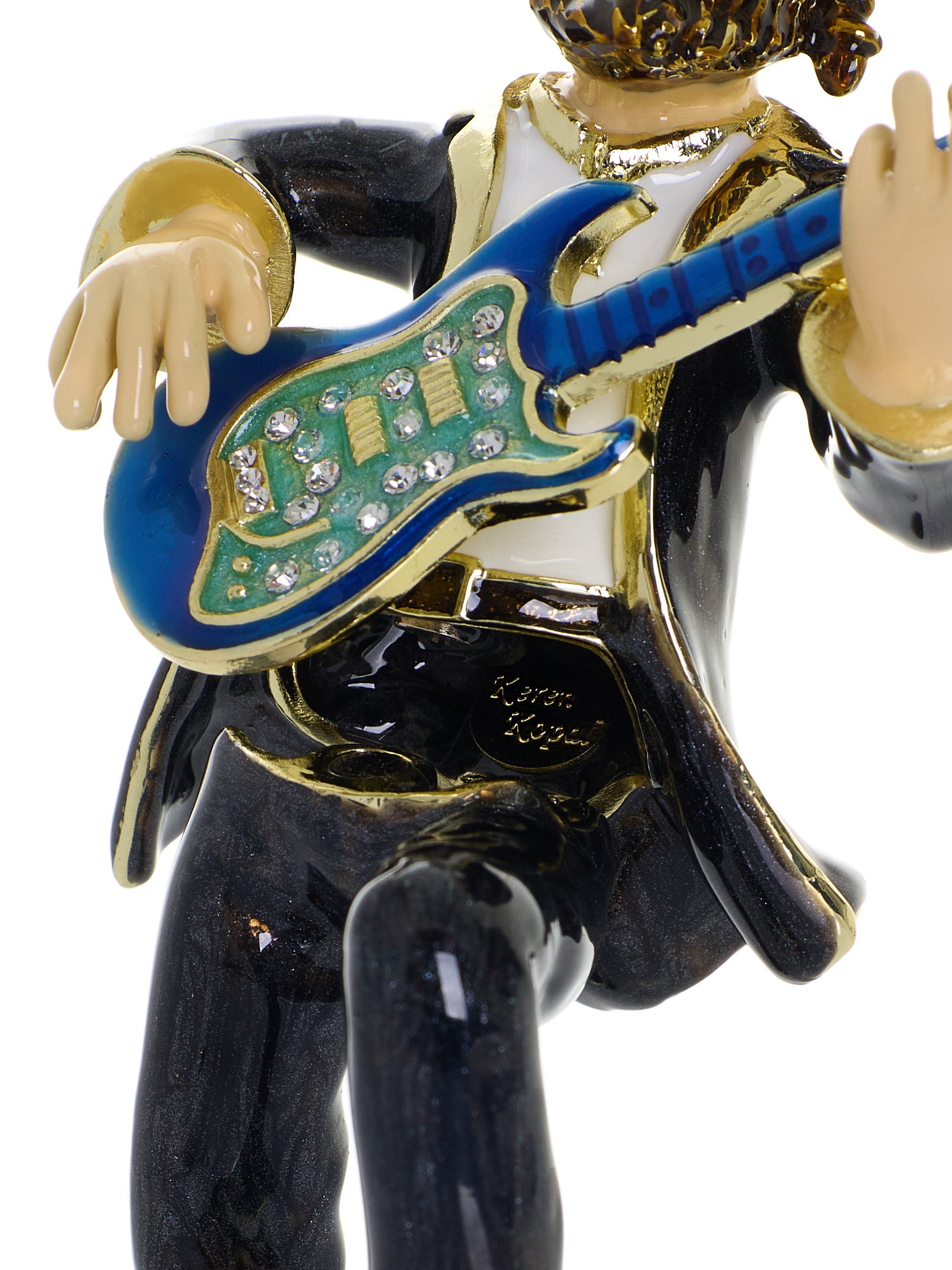 Guitar Music Player Trinket Box