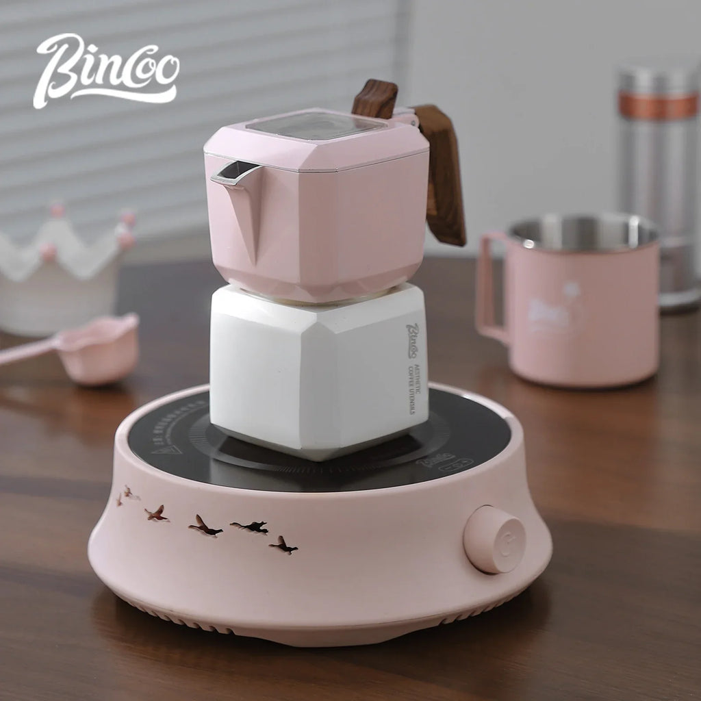 Stainless Double Valve Moka Pot
