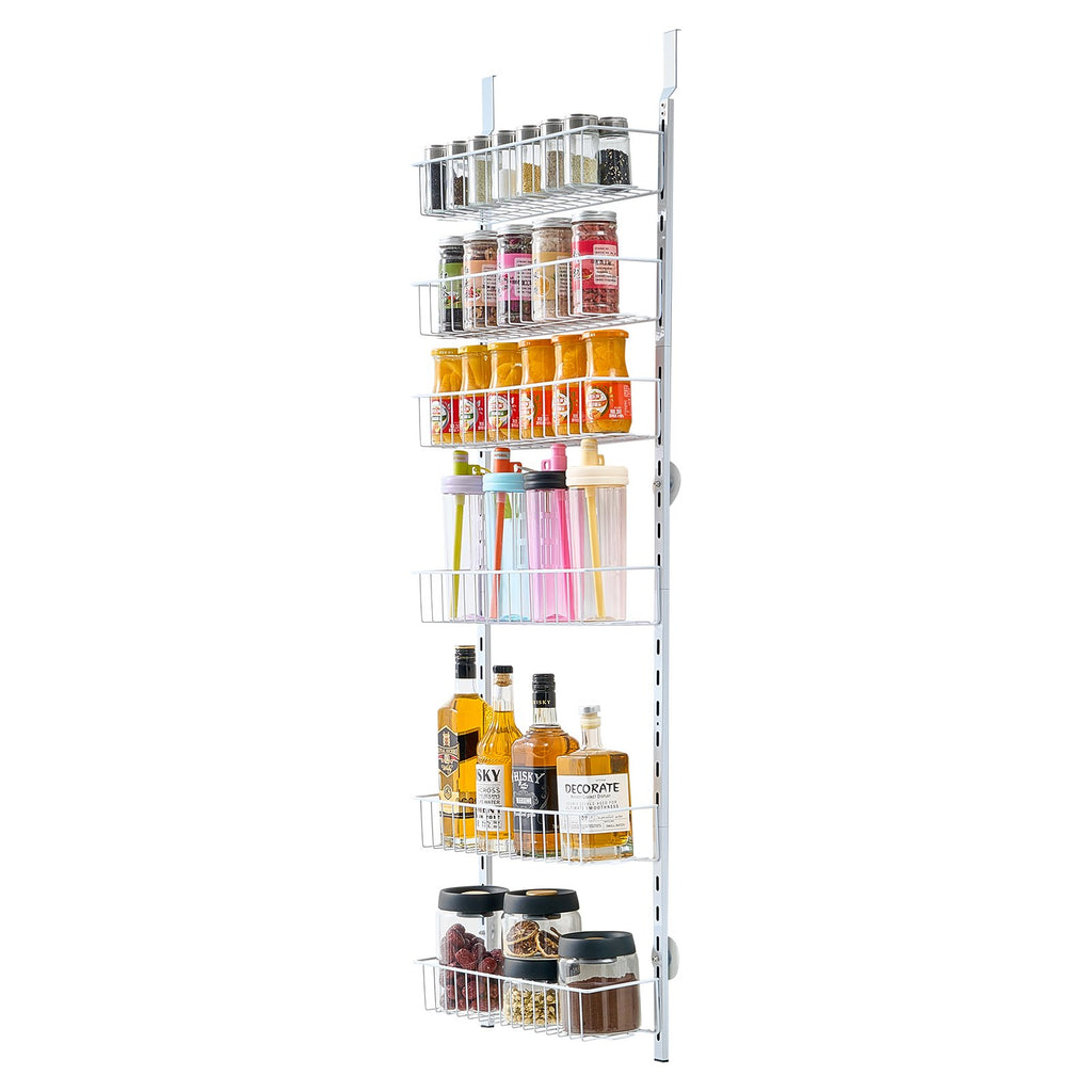 Over the Door Pantry Organizer, 6-Tier Pantry Organization and