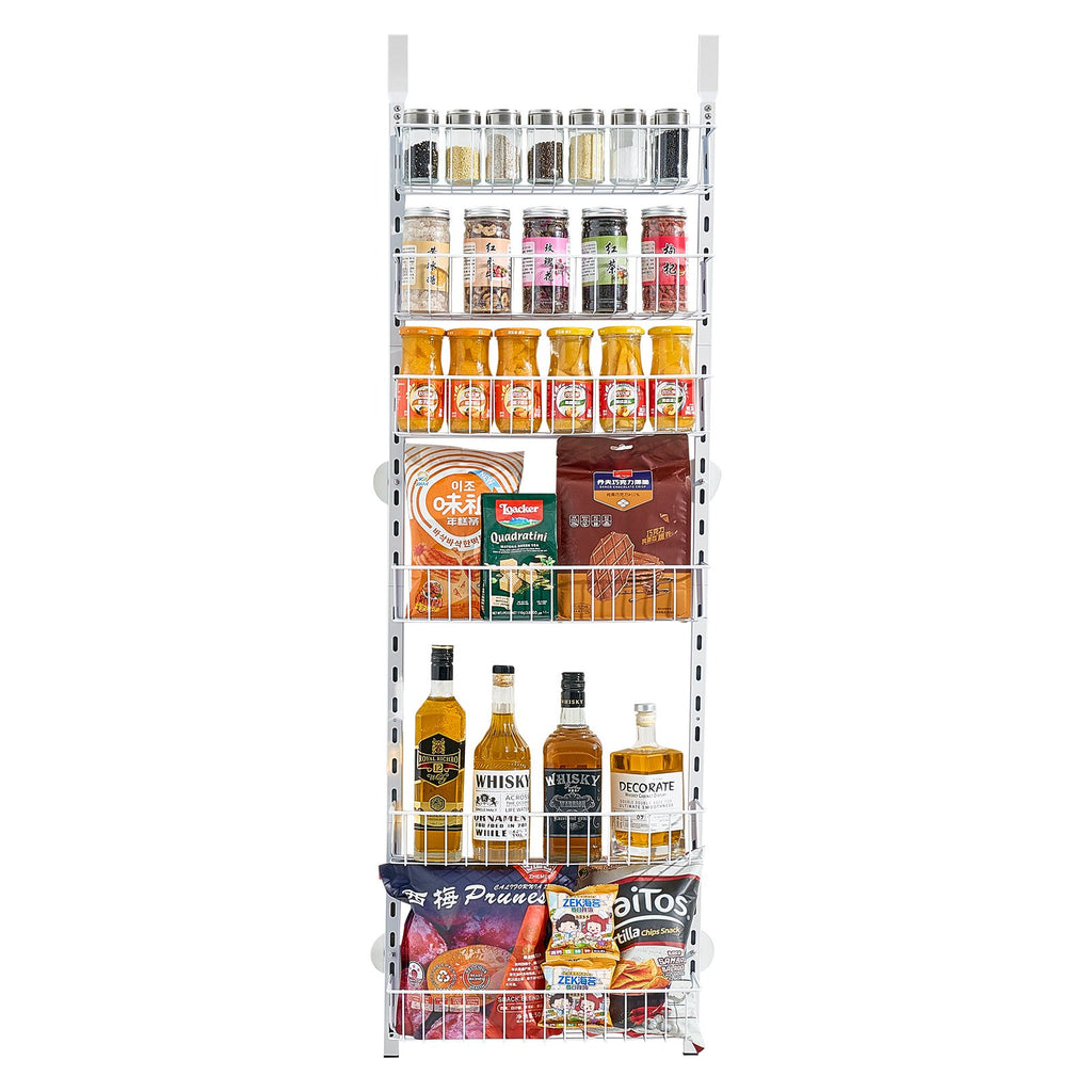 Over the Door Pantry Organizer, 6-Tier Pantry Organization and